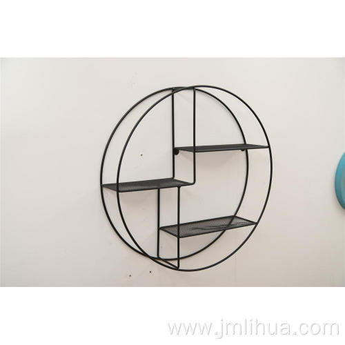 hanging circular wall mounted storage rack